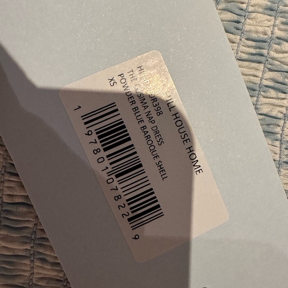 Hill House Cosima Nap Dress - Powder Blue Baroque Shell. XS. NWT. - Picture 6 of 6